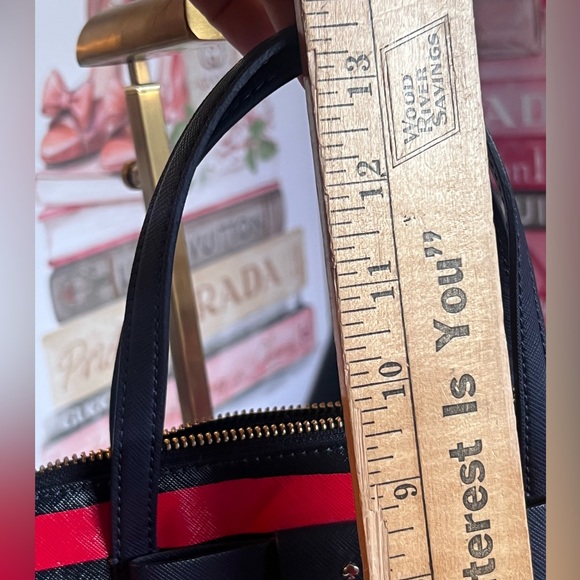 kate spade new york Julia Street Stripe Maise Satchel Bag - Picture 8 of 16